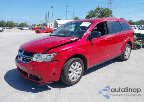 2017 Dodge Journey Se из США, поврежденный, VIN 3C4PDCABXHT691492